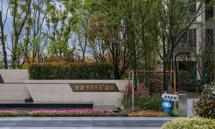 龙湖景粼天著实景图