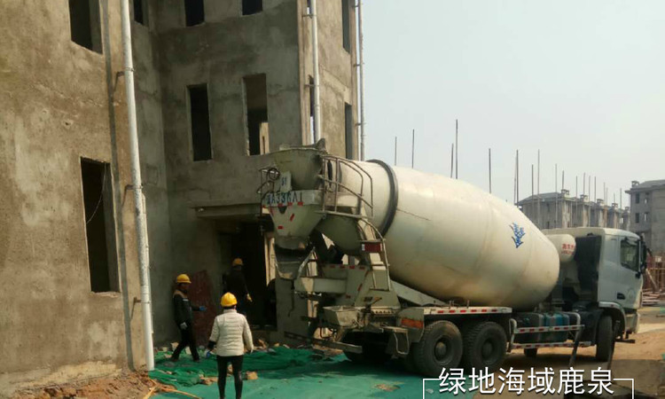 绿地海域鹿泉施工进度图