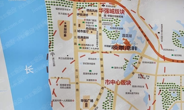 华强城·颐景湾畔·藏湖交通图