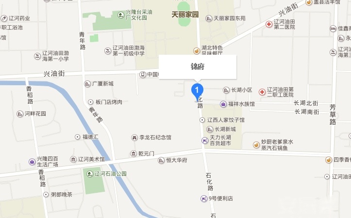 广厦新城·锦府交通图