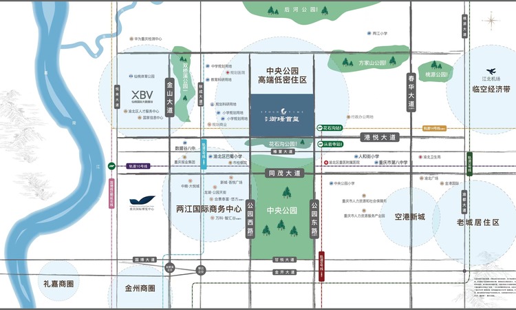 华宇御璟首玺交通图