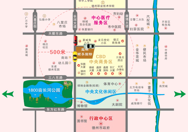 宝林颐享国际交通图