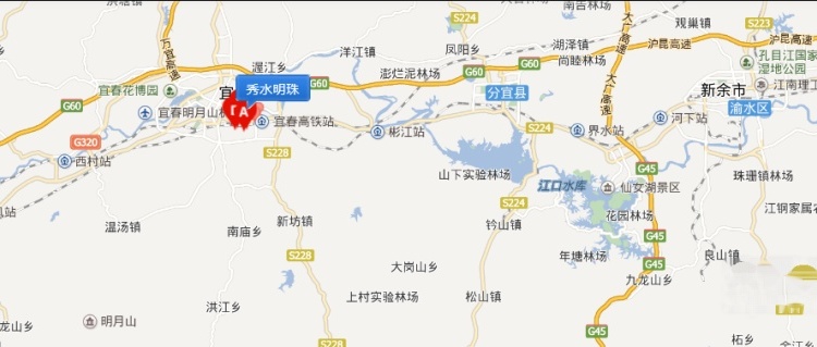 秀水明珠交通图