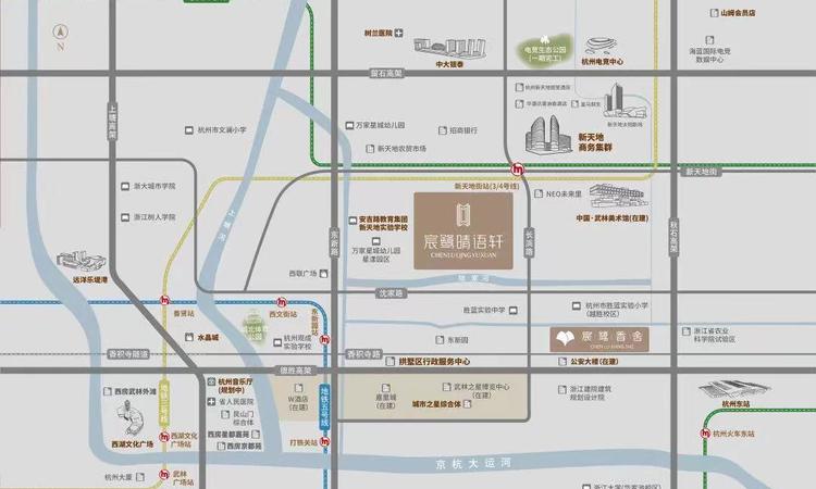 宸鹭晴语轩交通图