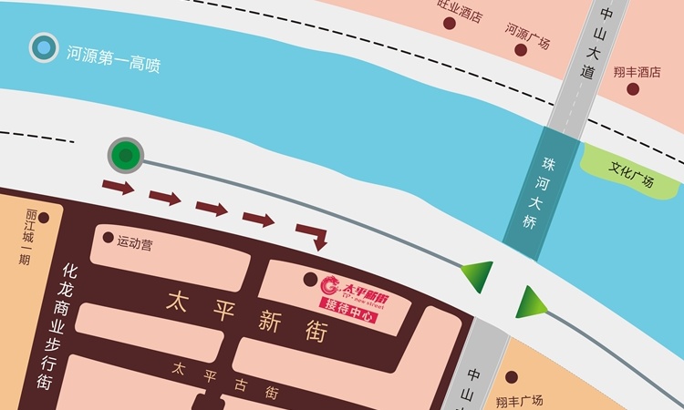 太平新街交通图