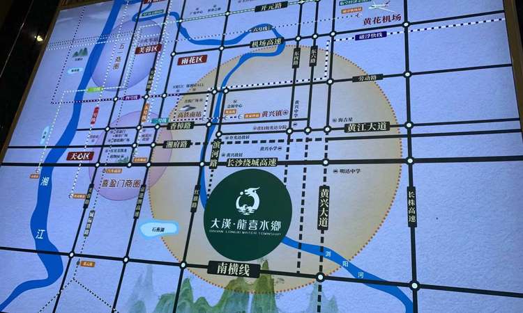 大汉·龙喜水乡交通图