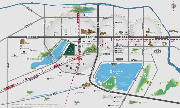 湖城大境交通图
