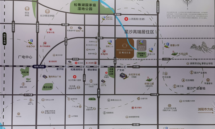 绿城美的·明月江南交通图