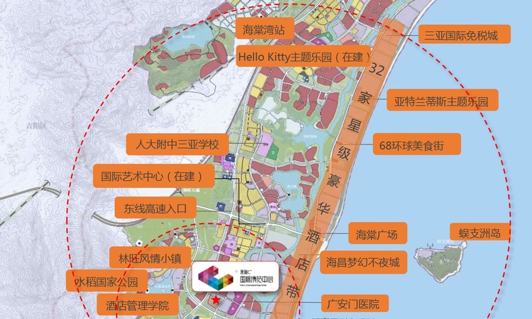 保利C+国际博览中心交通图