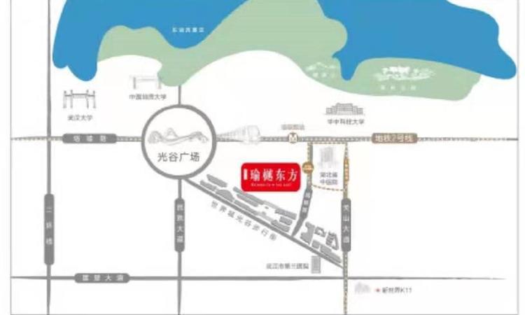 世界城瑜樾东方交通图