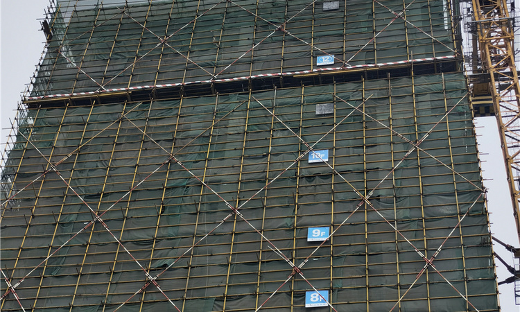 鲁商·蓝岸丽舍施工进度图