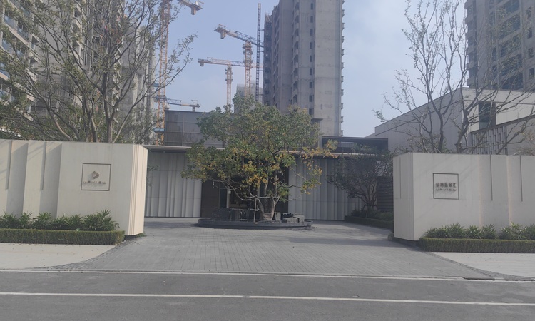 金地嘉峯汇施工进度图