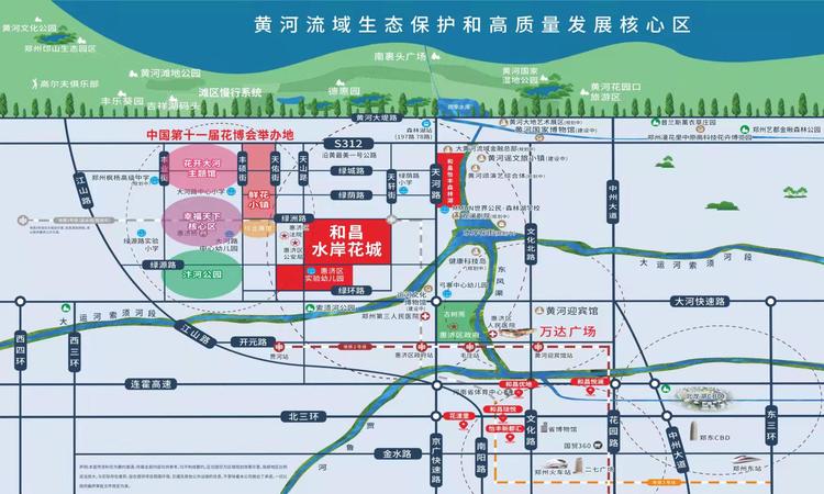 和昌水岸花城交通图