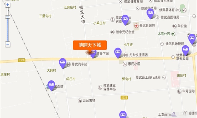 博暄·天下城交通图