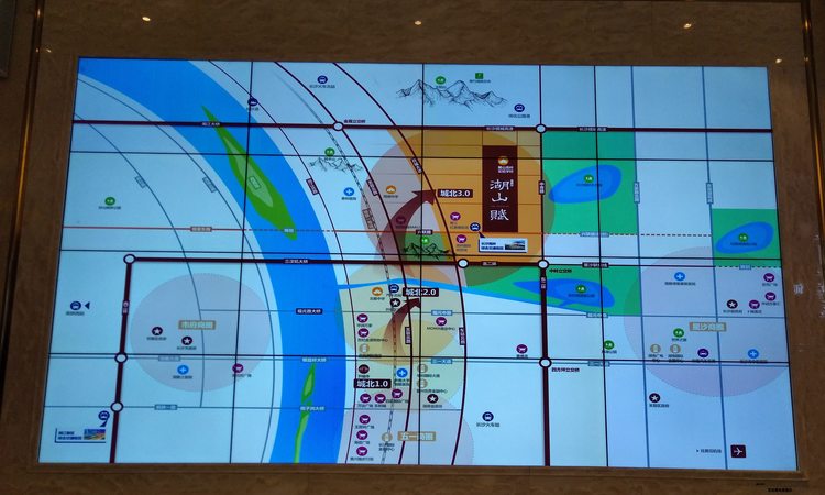 恒基旭辉湖山赋交通图