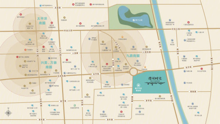 渭河时光交通图