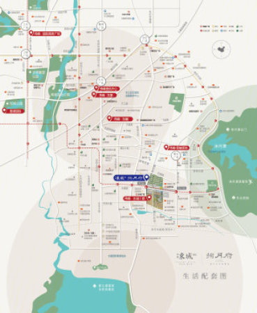 伟峰东域Ⅱ期·掬月府交通图