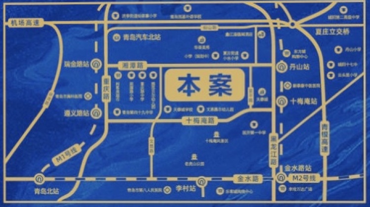 双利悦府交通图