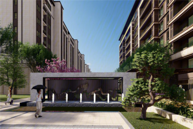 恒厚甬山阳光府效果图