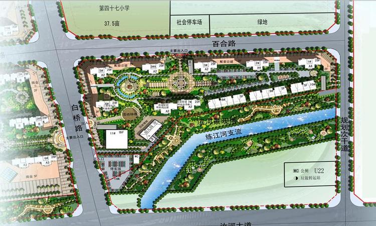 书香水岸效果图