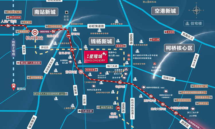 金帝星隆城交通图