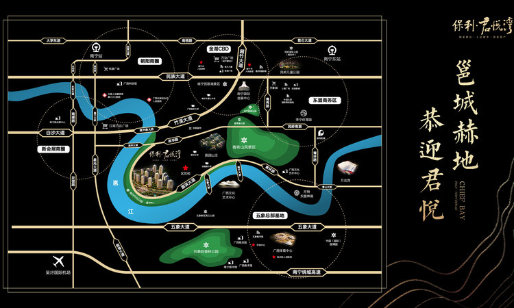 保利君悦湾交通图