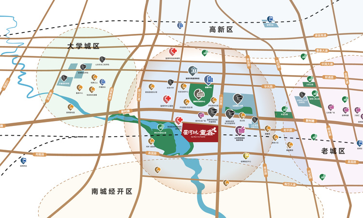 星河城·童鑫交通图
