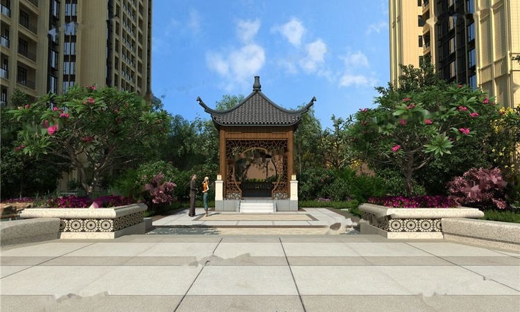 奥林清华花园效果图