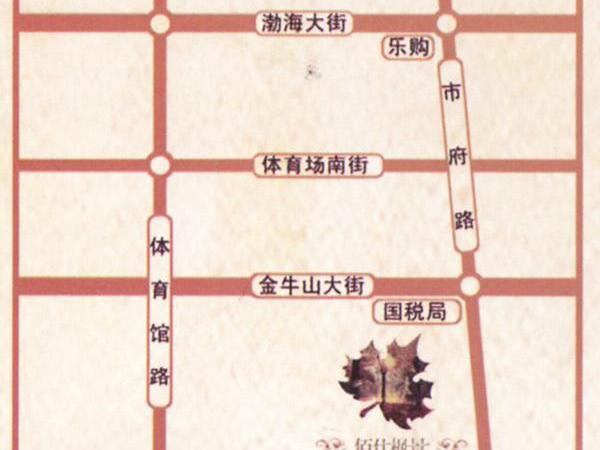 佰仕枫景交通图