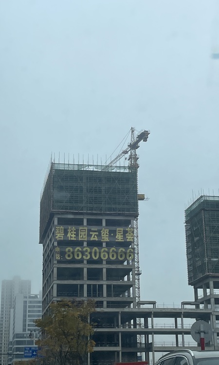 碧桂园云玺施工进度图