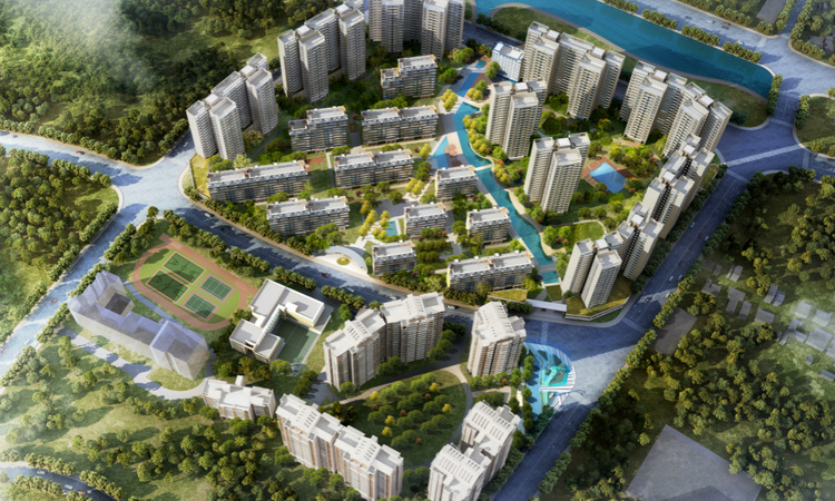  万科四季花城效果图