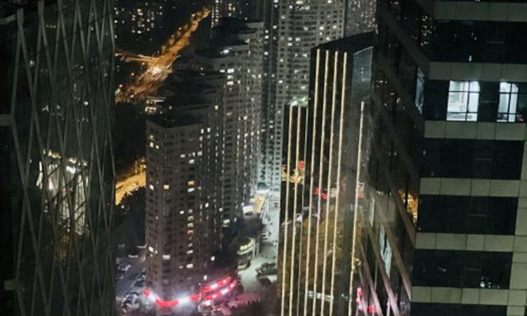 万科大都会星海实景图