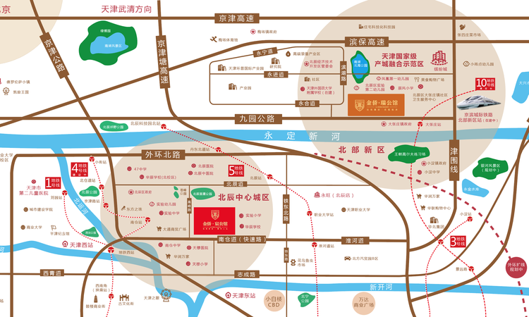 金侨瑞公馆交通图