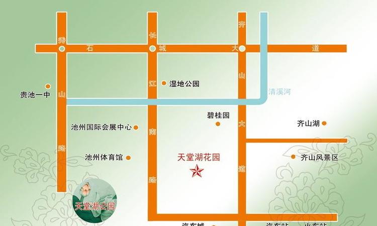 顺达·玫瑰园交通图