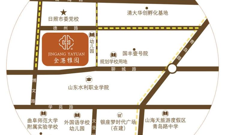 金港雅园交通图