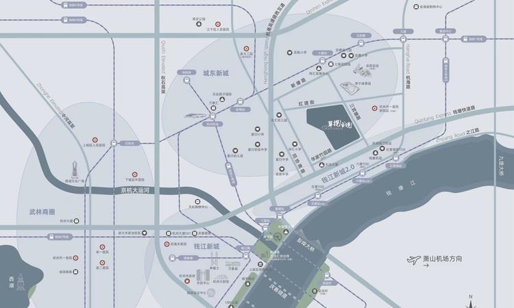 中海·翠揽云境交通图