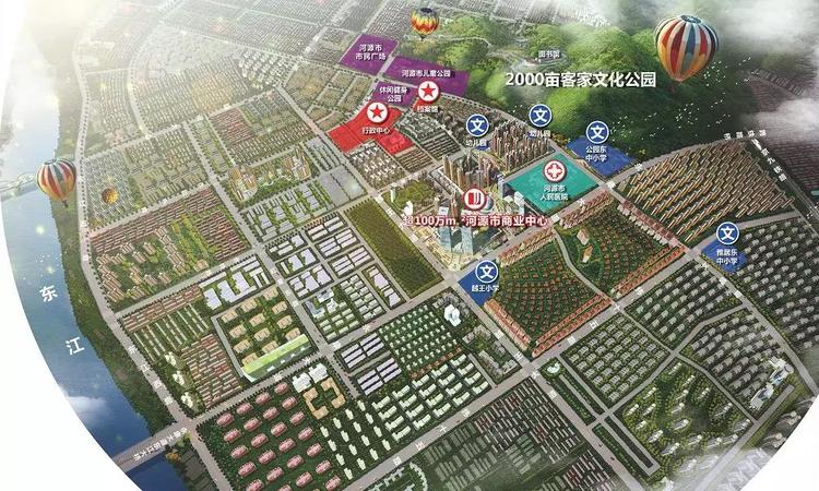 坚基美丽城交通图