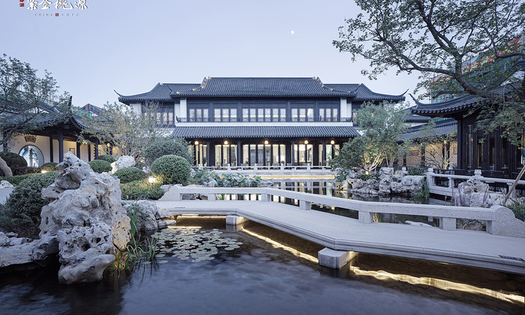 郡源紫金桃源实景图