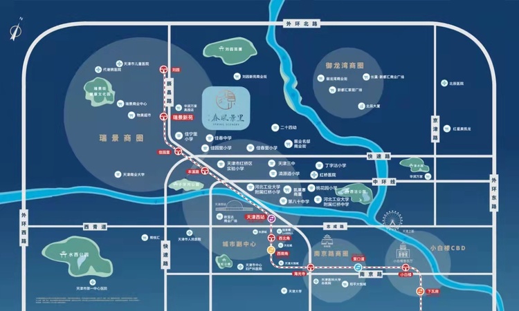 中交春风景里交通图