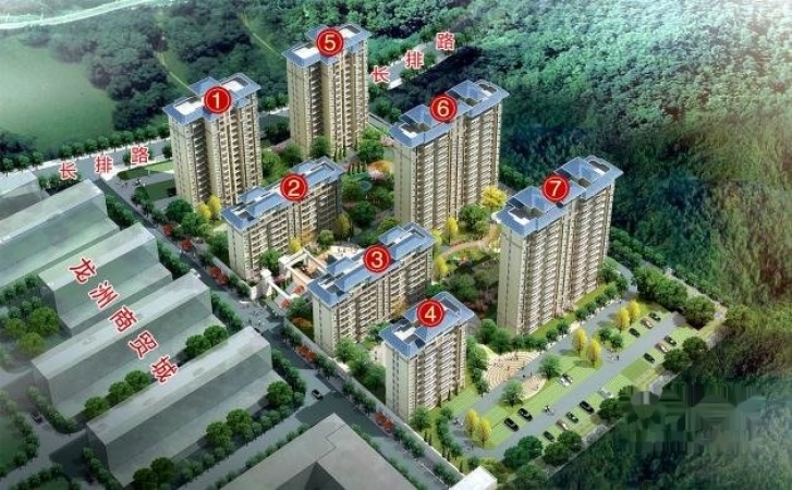 龙洲商贸城二期效果图