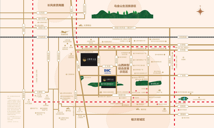 金科博翠天宸交通图