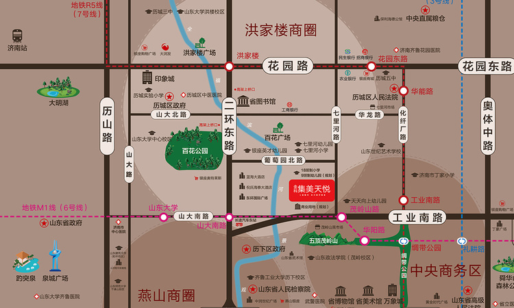 金科集美天悦交通图