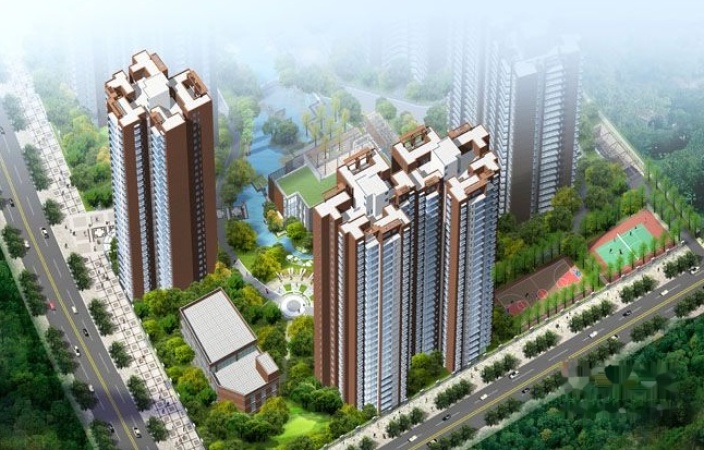 泰丰翰林·尚舒房效果图