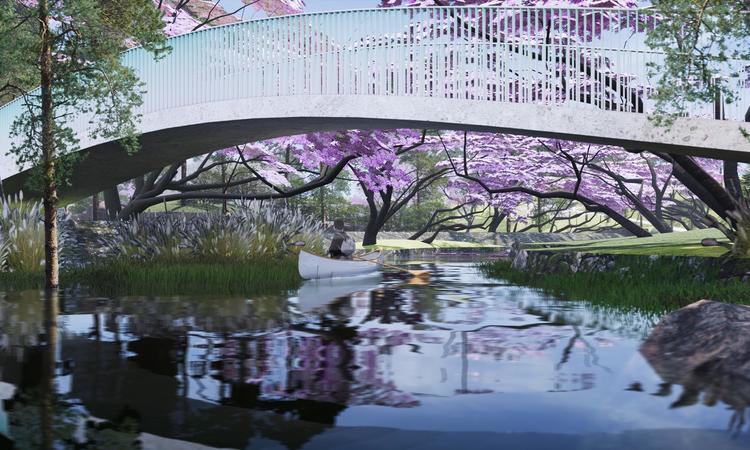 联投·花山河效果图