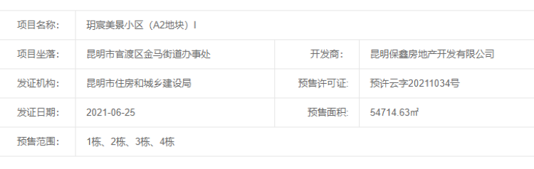 保利·明玥半山楼盘证照