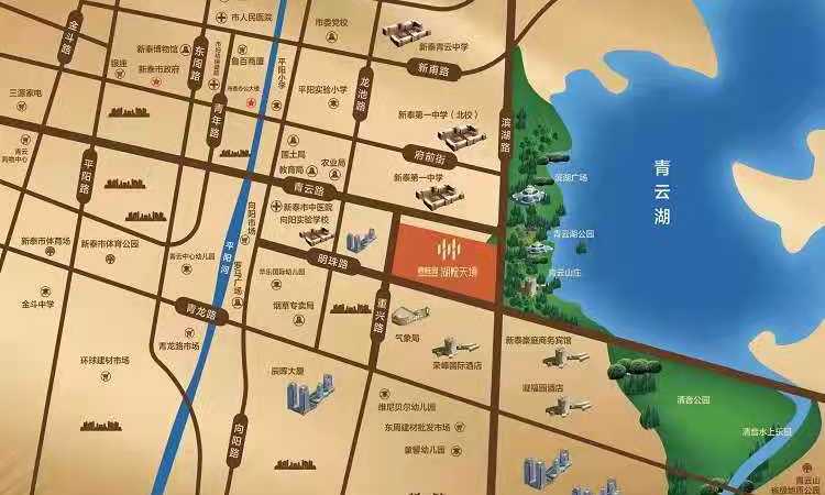 碧桂园·湖悦天境交通图