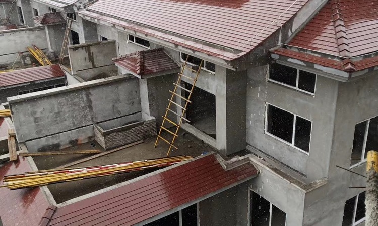 太白山棕榈泉	施工进度图