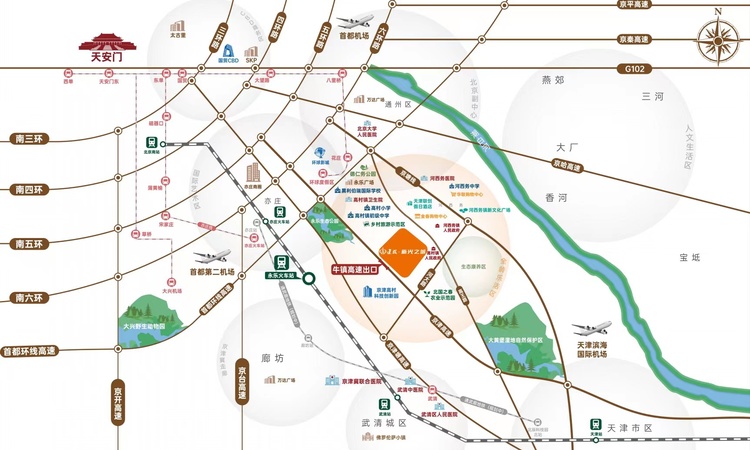 建投·新光之城交通图