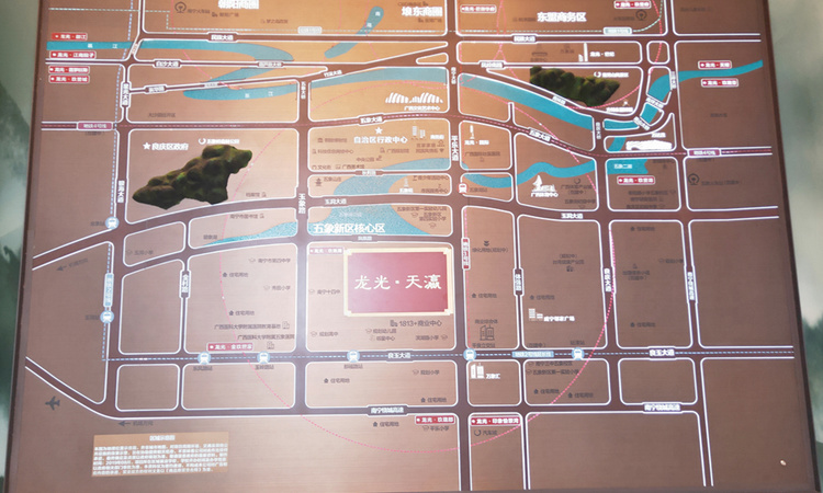 龙光天瀛交通图