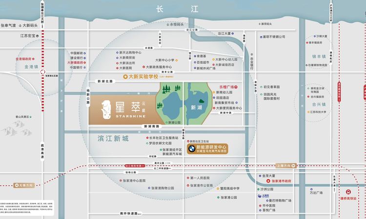 星萃云庭 周边配套图